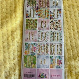 Spring Flower Bible Tabs + Blank Sheets + Tab Positioning Guide